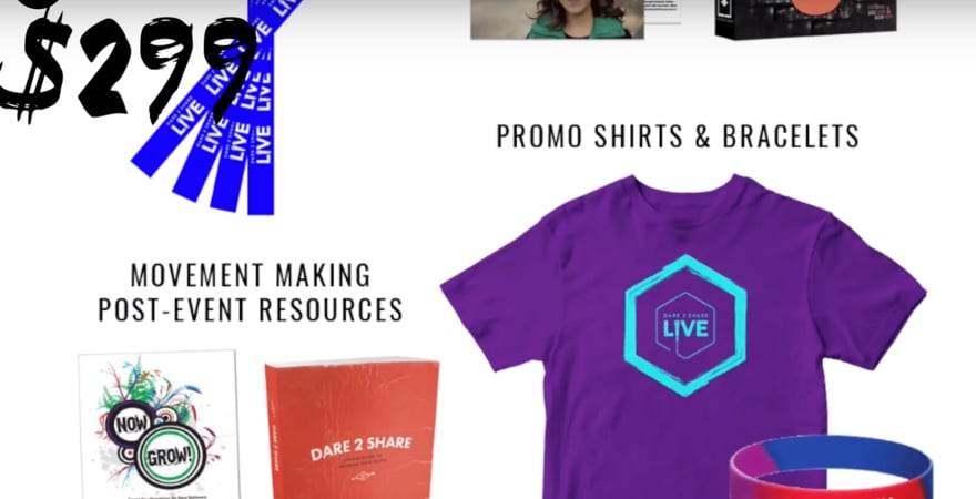 What's Inside the Dare 2 Share LIVE Church Kit?
