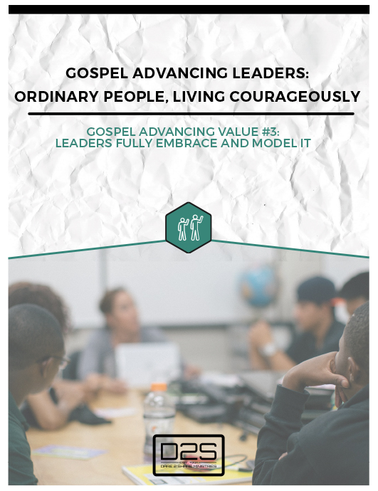 Gospel Advancing Value 3 Whitepaper - Courageous Leaders