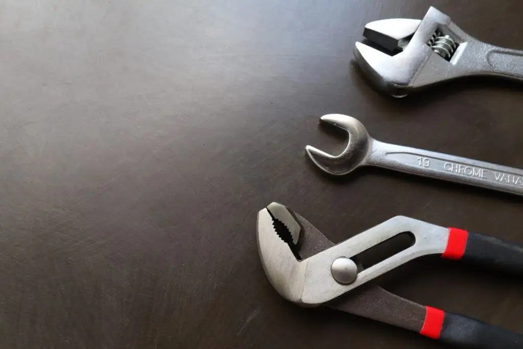 3 tools on a table