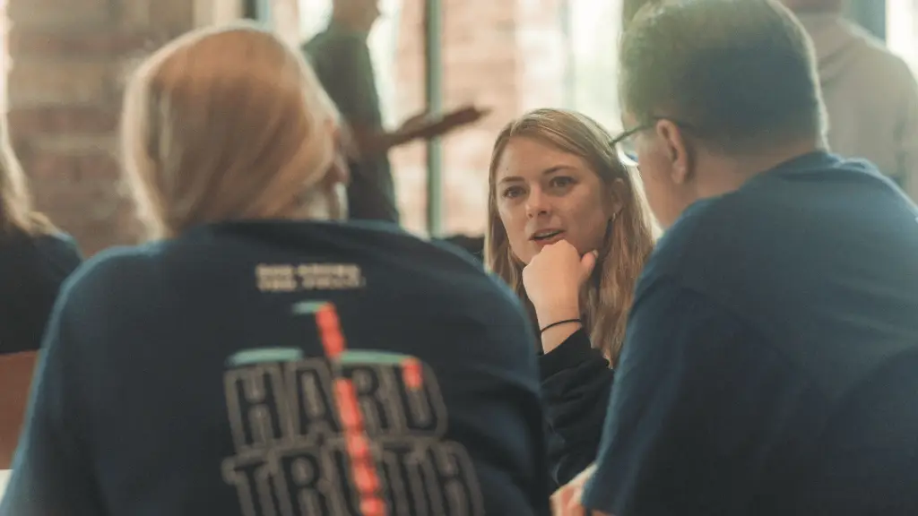 An image of youth leader speaking with other youth leaders representing the Dare 2 Share blog titled 9 Ways to Boost Your Impact by Partnering with Other Ministries